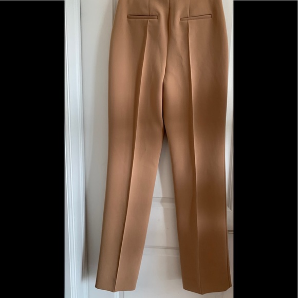 NWT DVF Wide Leg, Front Pleat Pant (Camel, Sz 4) - Picture 5 of 14